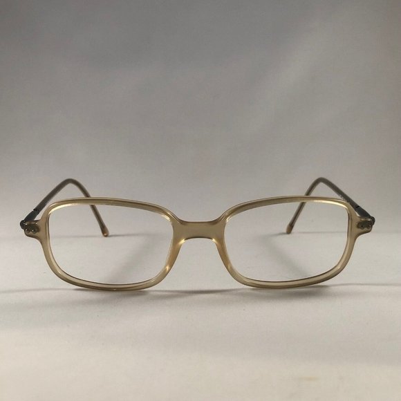 Vintage Giorgio Armani 387 083 Eyeglass Frame Clear Square Retro 51-18-140 Italy - Picture 9 of 11